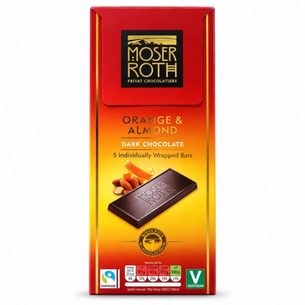 MOSER ROTH  - Moser Roth orang&almond 125g 